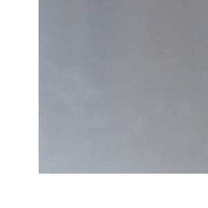 24 in. x 36 in. Plain Aluminum Sheet in Silver