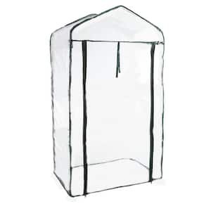 19 in. L x 27 in. W x 52 in. H Clear Replacement Cover for 3 Tier Portable Rolling Greenhouse