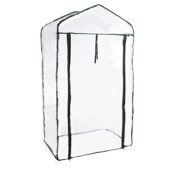 GENESIS 19 in. L x 27 in. W x 52 in. H Clear Replacement Cover for 3 Tier Portable Rolling Greenhouse