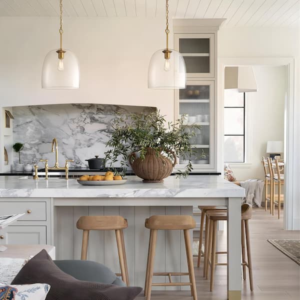Rennnsan Owen 1-Light Glass Single Pendant Light PL8101-47798