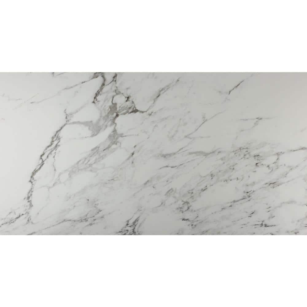 Take Home Tile Sample-Carrara 4 in. x 4 in. Polished Porcelain Floor and Wall Tile price history on PriceWatchPro
