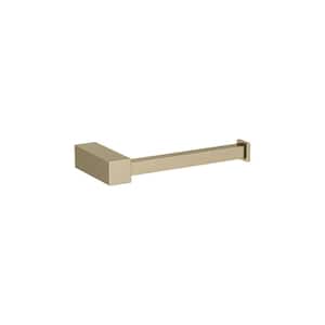 Monument 5-7/8 in. (149 mm) L Single Post Toilet Paper Holder in Golden Champagne