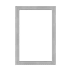 Mirror Makeover Visit Brushed Nickel 25.25 in. W x 37.25 in. H Bathroom Mirror Frame Border Kit-Fits a 24 x 36 mirror