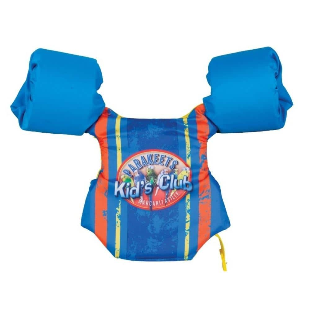 Margaritaville Kids Float Vest With Logo Swim Gear Recommended 30 Lbs To 50 Lbs 2192789 The Home Depot