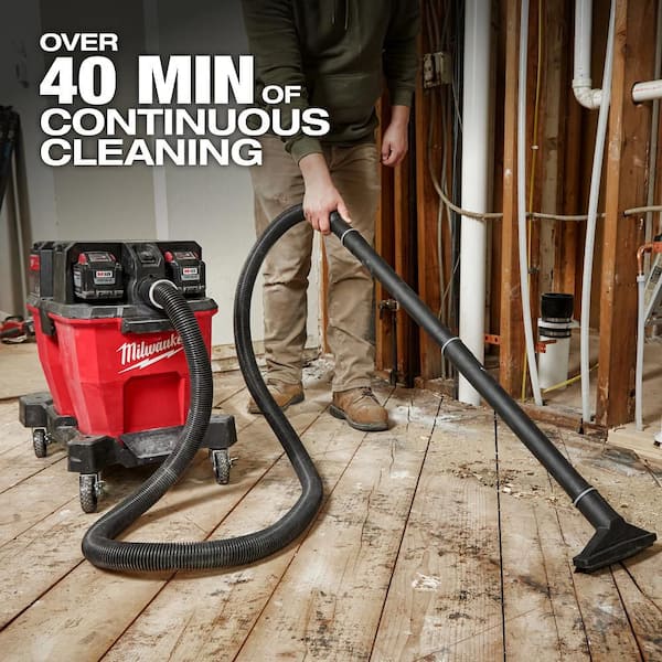 kiruakirua　0922 Milwaukee M18 FUEL 9 Gal. Cordless DUAL-BATTERY Wet/Dry Shop