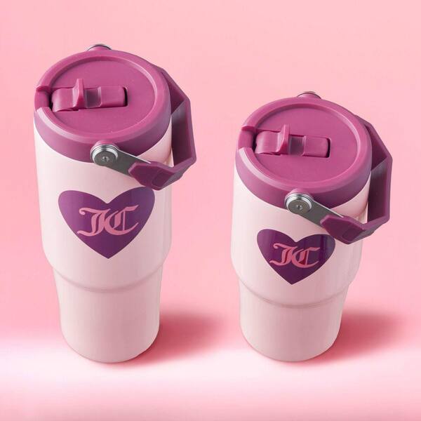 JUICY COUTURE Flip Flow Mommy & Me 20 oz / 30 oz Light Pink