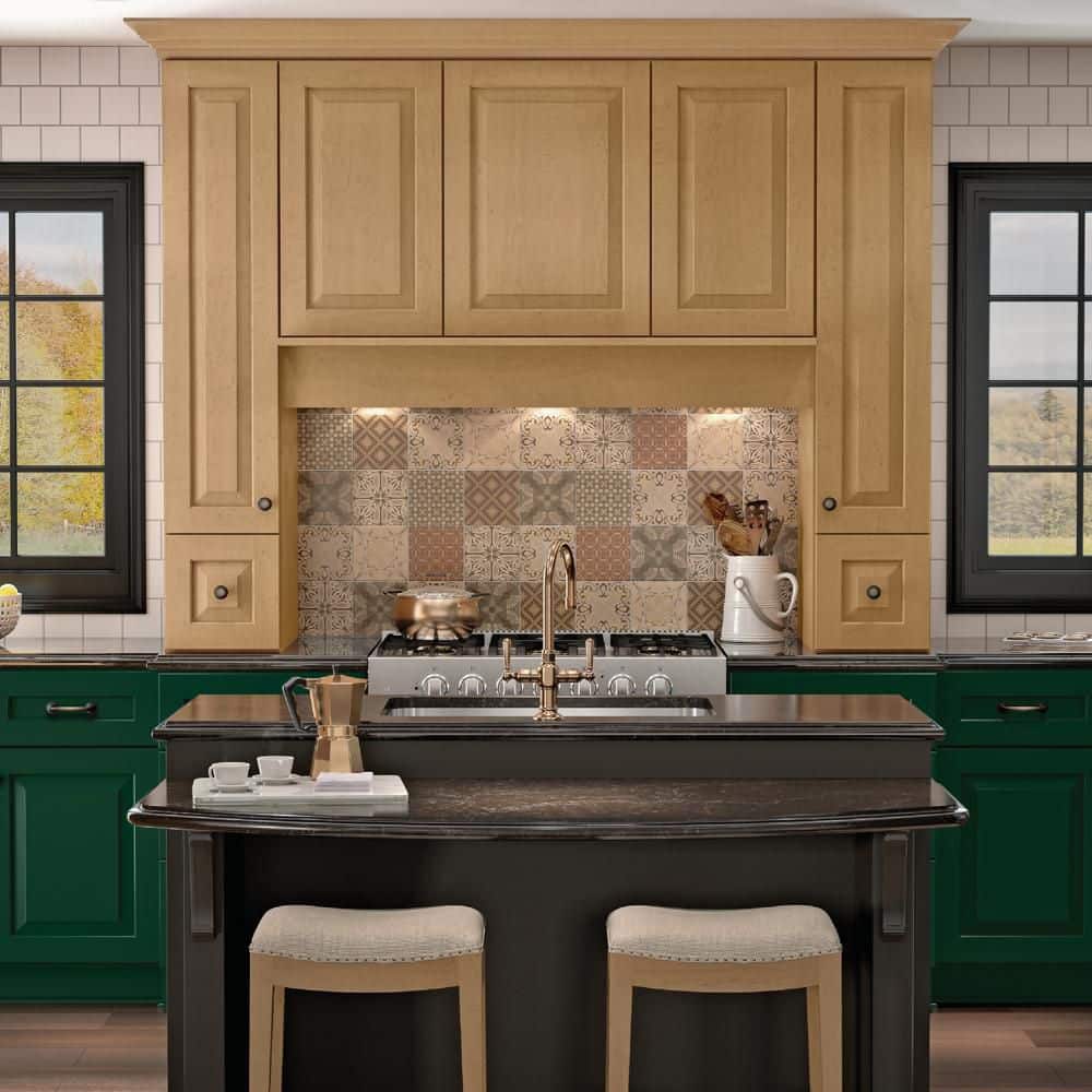 Installed Cabinet Makeover Raised Panel Cabinet Doors