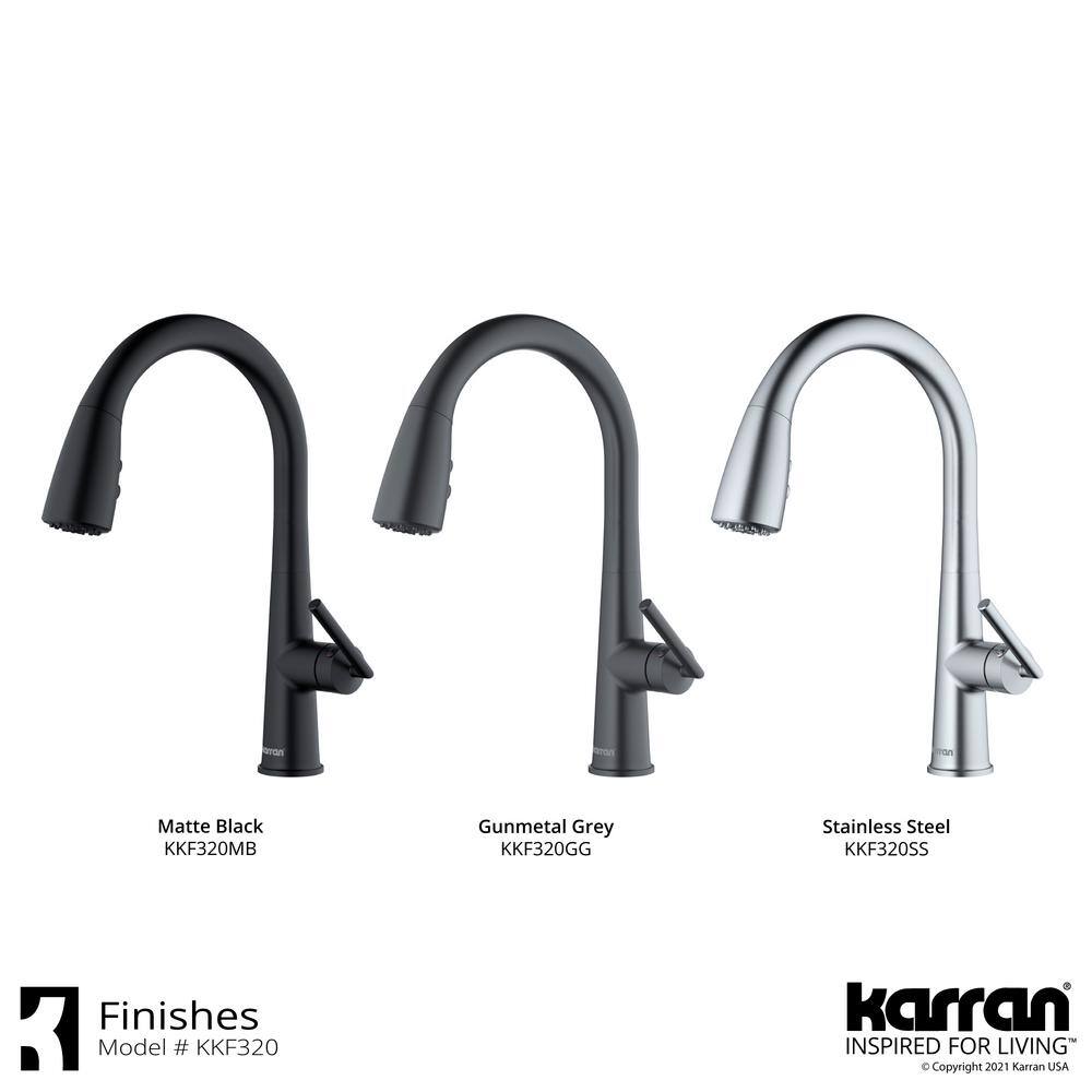 Stainless Steel Single Handle Pull Down Sprayer Kitchen Faucet