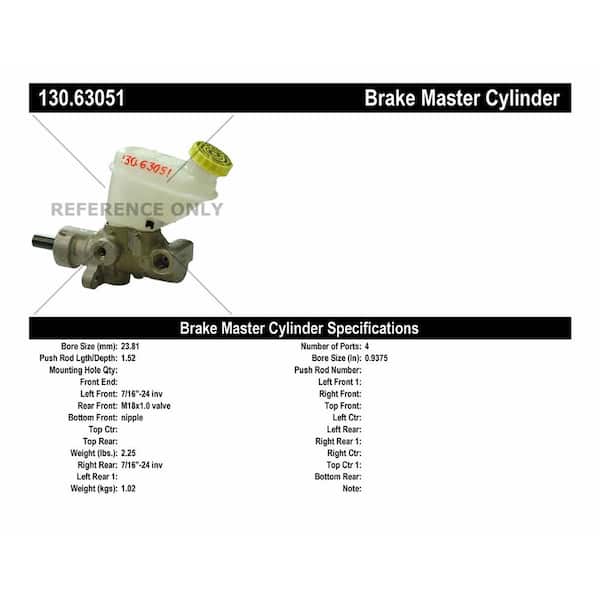 Centric Parts Brake Master Cylinder