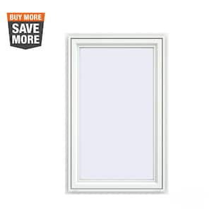23.5 in. x 35.5 in. V-4500 Series White Vinyl Right-Handed Casement Window with Fiberglass Mesh Screen
