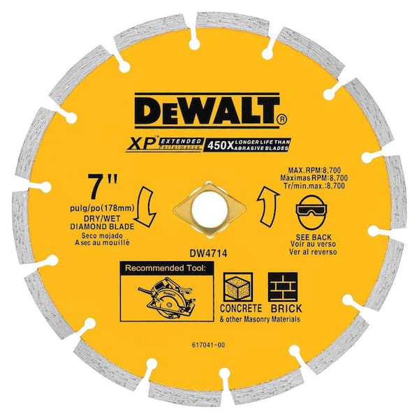 DEWALT 7 in. x 14 XP Segmented Diamond Blade