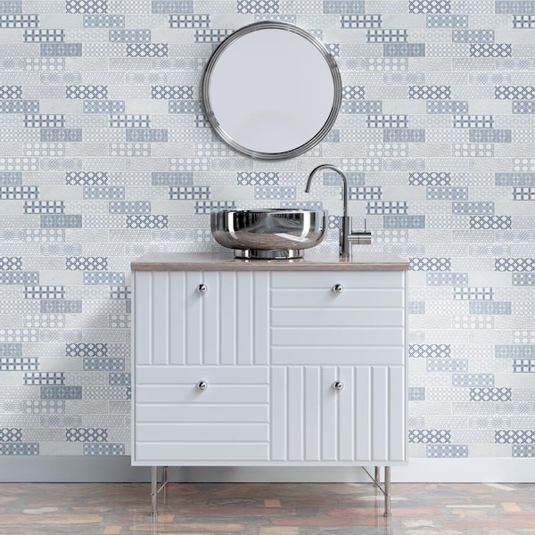 Zouli Zouli Subway 12 in. x 12 in. Honed Marble Mesh-Mounted Floor and Wall Tile (9.7 sq. ft./Case)