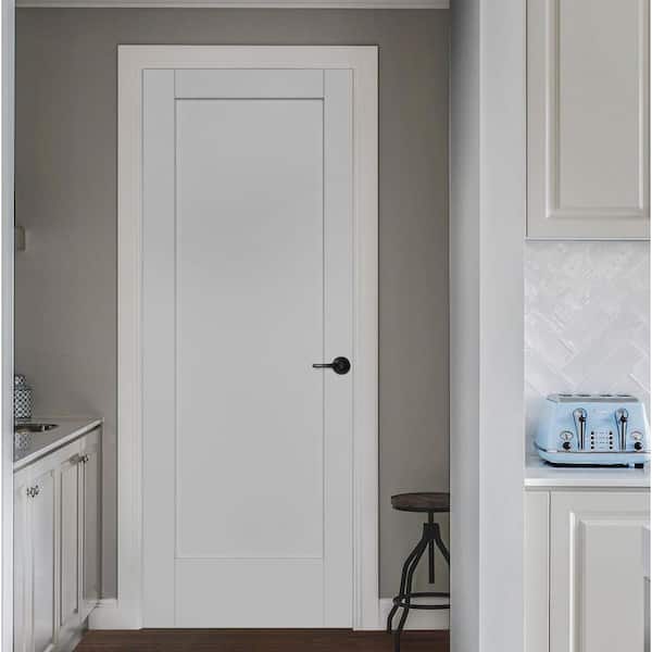 36 in. x 80 in. MODA Primed PMP1011 Solid Core Wood Interior Door Slab