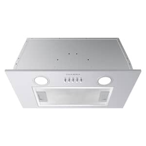 20 in. 450 CFM Ducted Insert Range Hood in Stainless Steel