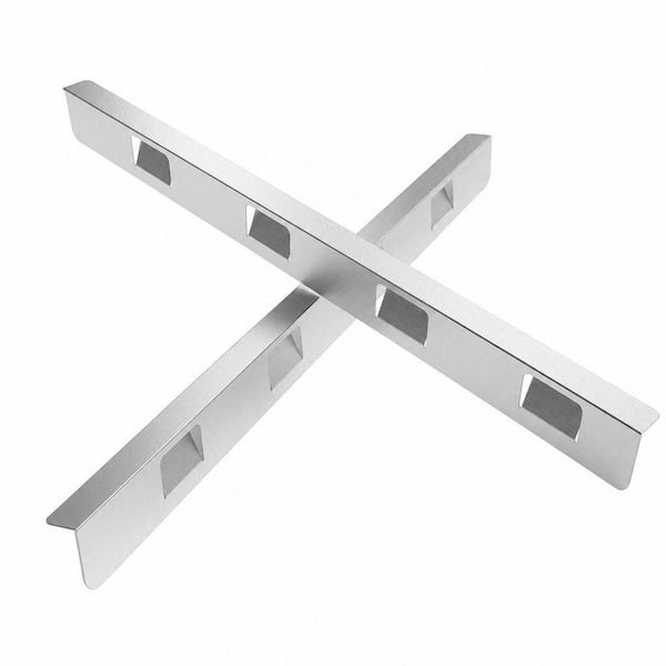 2 Pack Silver Stainless Steel Stove Gap Covers, Stove Gap Filler, Heat-Resistant Oven Side Gap Filler, Between Stove