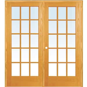 ●OUR HOUSE ミドル MMI DOOR 72 in. x 80 in. Right Hand Active Unfinished Pine
