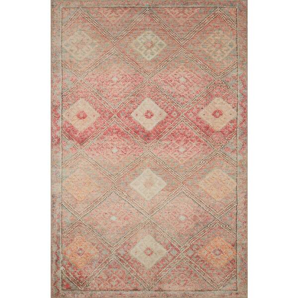 Loloi Malik Dove/Sunset 8 ft. 4 in. x 11 ft. 6 in. Contemporary 100% Polyester Pile Area Rug
