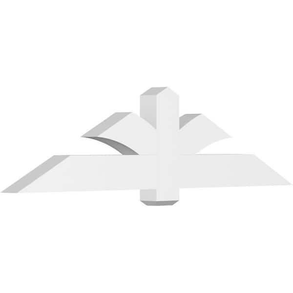 Ekena Millwork Redmond 72 in. W x 18 in. H x 4 in. D Signature Polyurethane Bracket