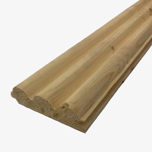 Unbranded 2 in. x 6 in. x 12 ft. Premium SPF Latilla T and G