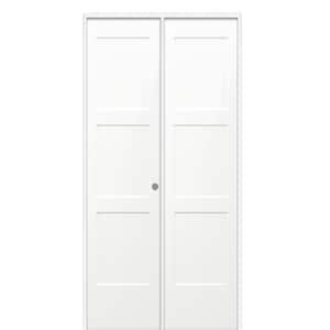 36 in. x 80 in. Birkdale Primed Left-Handed Solid Core Molded Composite Prehung Interior French Door on 4-9/16 in. Jamb