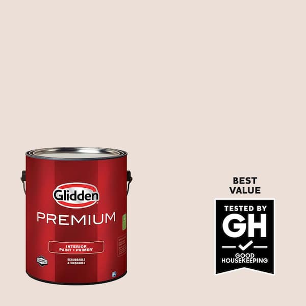 Glidden Premium 1 gal. PPG1017-1 Touchable Semi-Gloss Interior Latex Paint