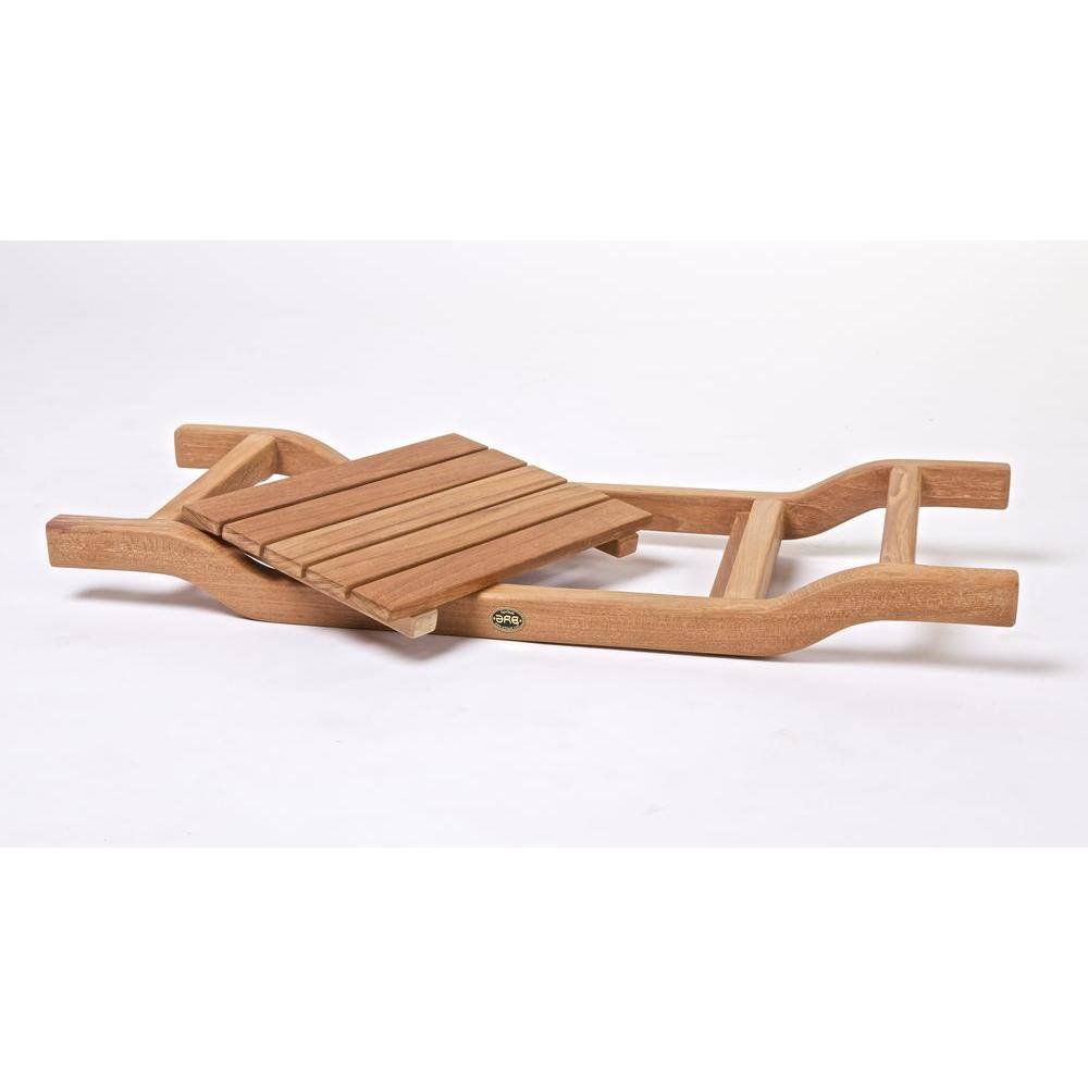 Coach 31.5" Teak Wood Tub Caddy and Seat
