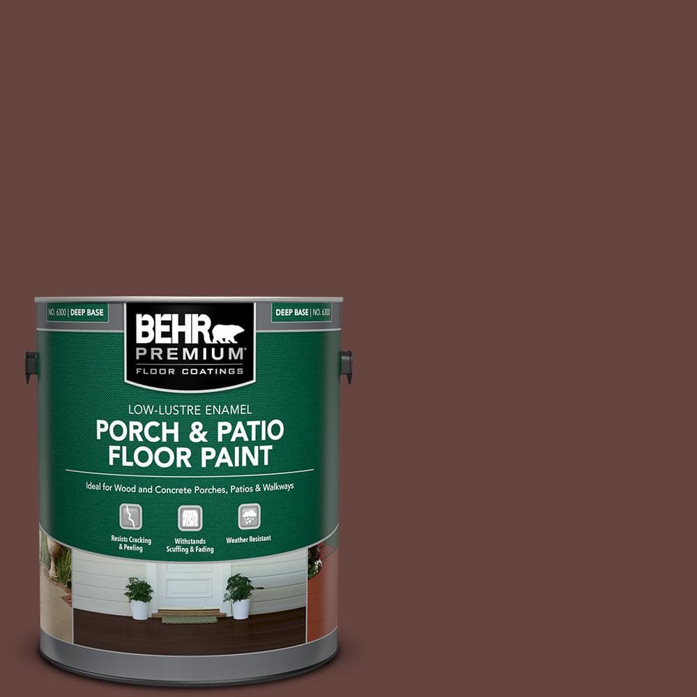 1 gal. #S-G-730 Tawny Port Low-Lustre Enamel Interior/Exterior Porch and Patio Floor Paint price history on PriceWatchPro
