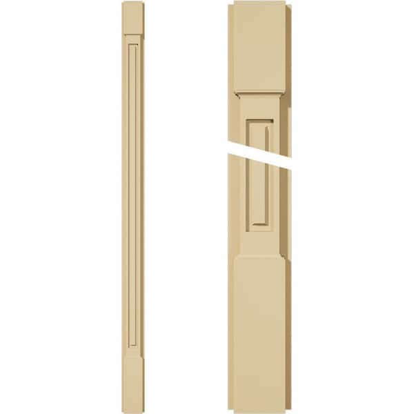 Ekena Millwork 2 in. D x 4 in. W x 72 in. L Primed Polyurethane Pilaster 1-Pack