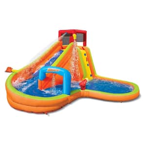 Lazy River Inflatable Outdoor Adventure Water Park Slide and Splash Pool