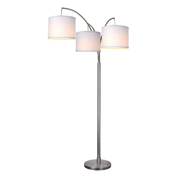 Hampton Bay 78 In Height 3 Arc Floor, What Kind Of Floor Lamp Gives The Most Light