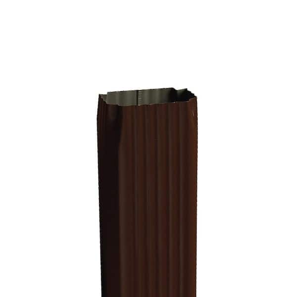 5 in. Black Aluminum K-Style Outside Gutter Miter
