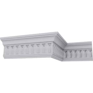 SAMPLE - 1-5/8 in. x 12 in. x 3-5/8 in. Polyurethane Chaffin Crown Moulding
