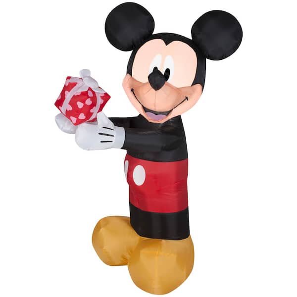 Disney 3.5 ft. Tall Airblown Mickey with Present