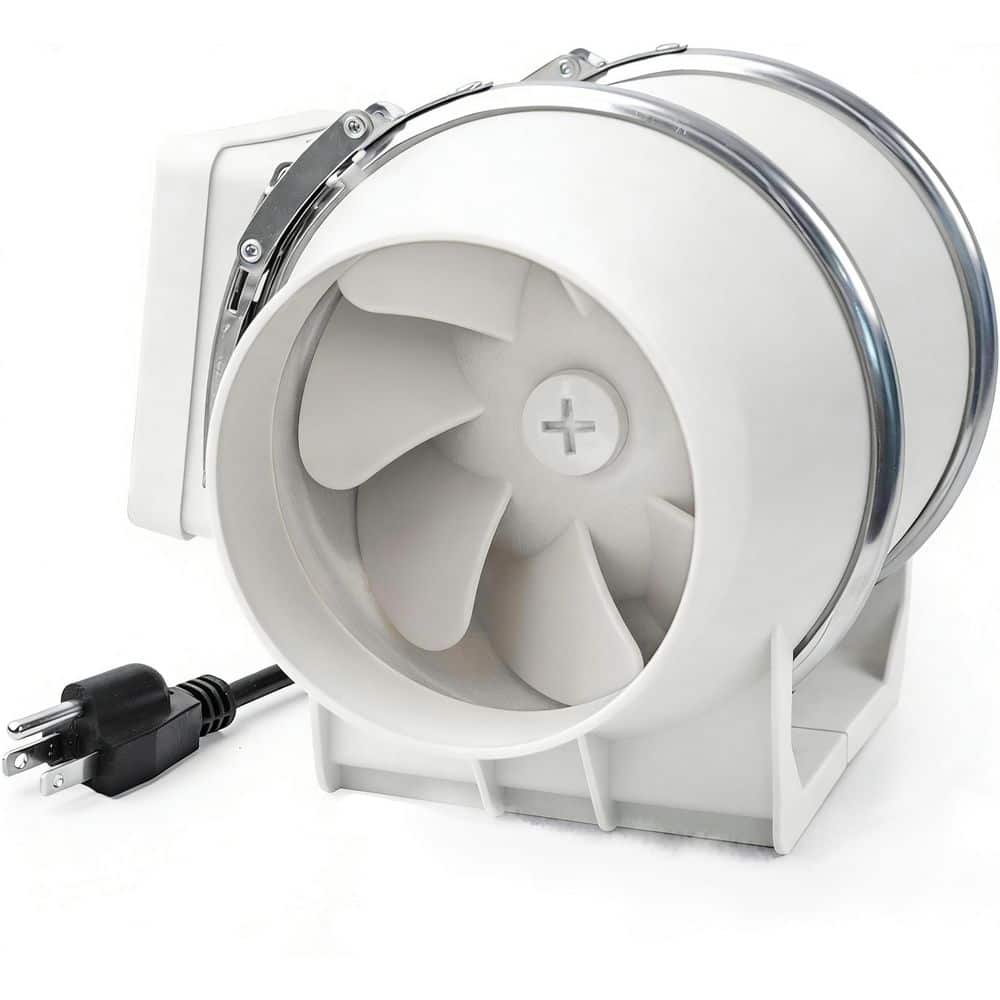 8.9 Inch Inline Duct Fan 280 CFM Quiet AC Motor Intake Exhaust for Bathroom Kitchen Grow Tent 3D Printer Hydroponics price history on PriceWatchPro