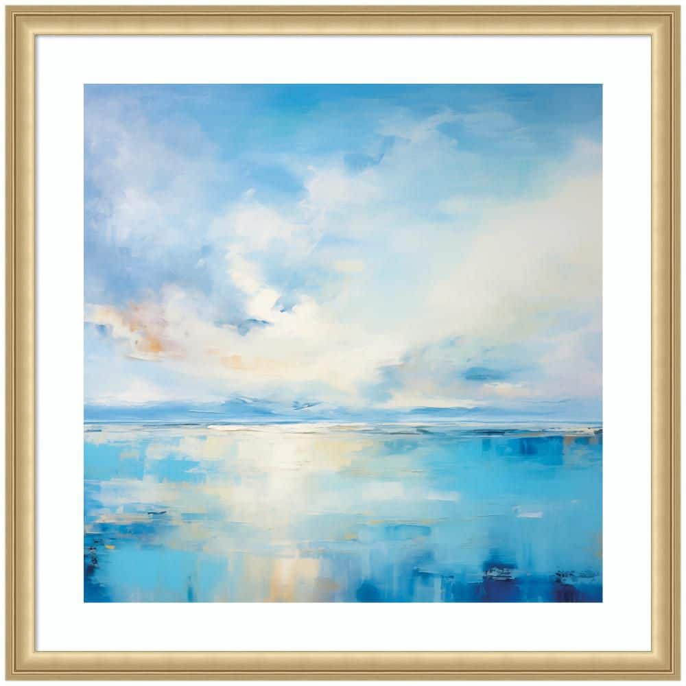 "Florence ""Tranquil Landscape"" by The Creative Bunch Studio Abstract Framed Art Print 26 in. x 26 in." price history on PriceWatchPro