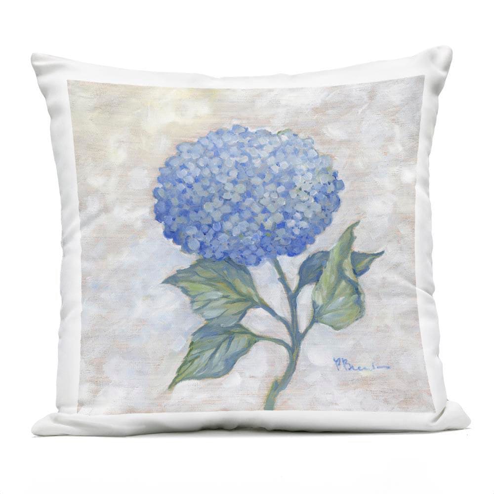 Traditional Blue Hydrangea Bloom Blue Square Outdoor Throw Pillow price history on PriceWatchPro