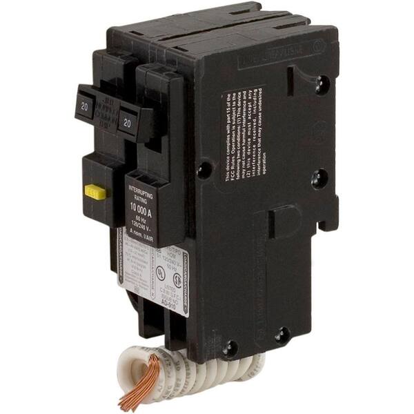 Square D Homeline 40-amp 2-Pole Gfci Circuit Breaker In The