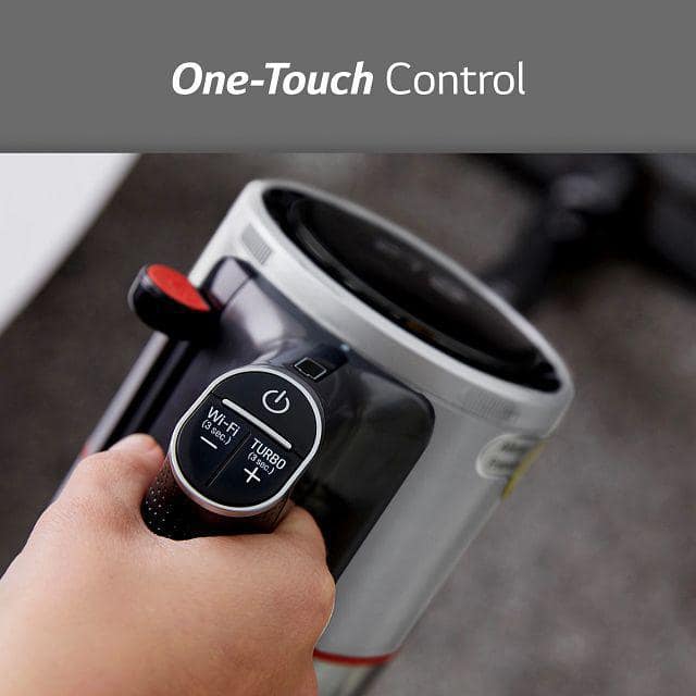 Silver Cordless Stick Vacuum with Kompressor Technology
