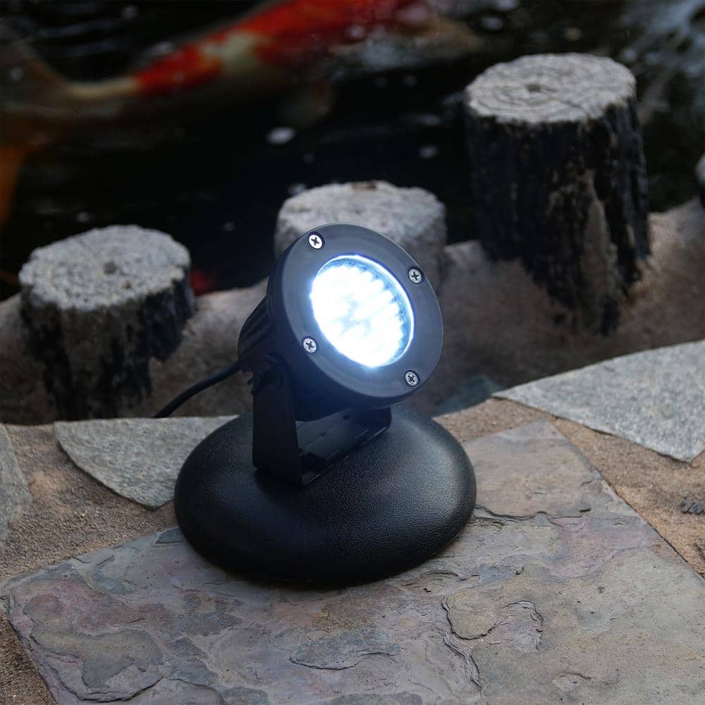 Compact Black LED Pathway Light with Transformer