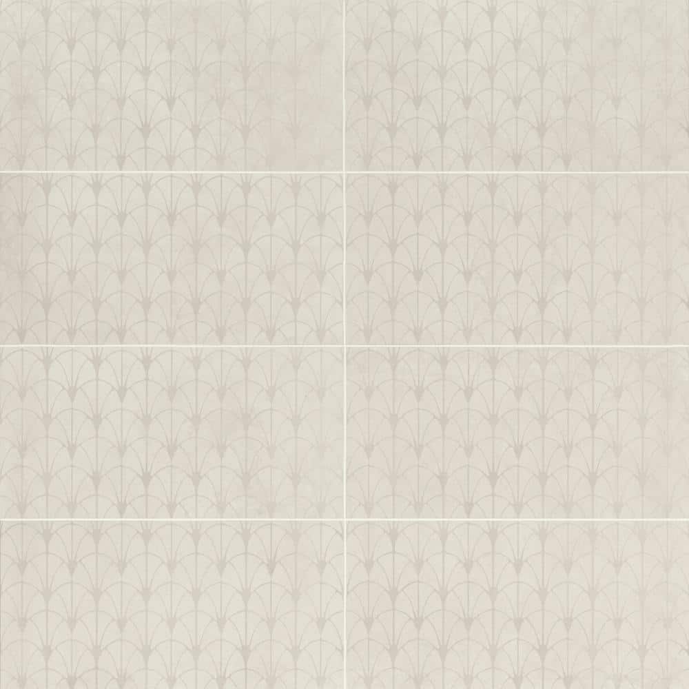 Sample-Wave 4 in. x 5 in. Honed Ice Porcelain Tile price history on PriceWatchPro