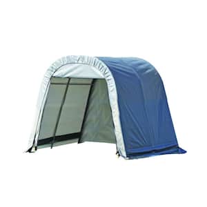 ShelterCoat 11 ft. x 8 ft. Wind and Snow Rated Garage Round Gray STD