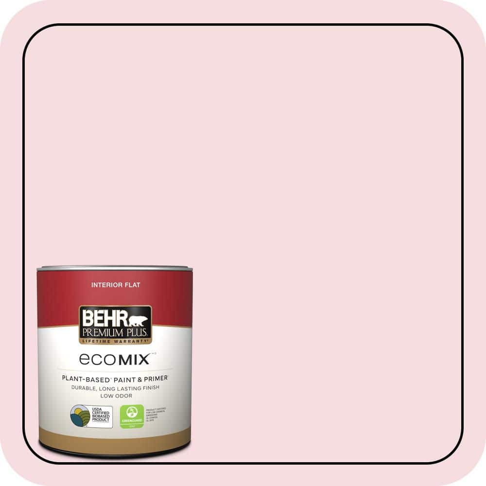 1 qt. #120A-2 Delicate Rose Flat EcoMix Plant-Based Interior Paint & Primer price history on PriceWatchPro
