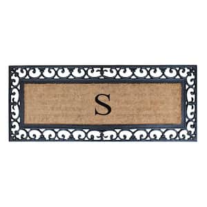 A1 Home Collections A1HC Border Beige 24 in. x 39 in. Rubber and Coir  Heavy-Duty Outdoor Entrance Durable Monogrammed M Door Mat A1HOME200164-M -  The Home Depot