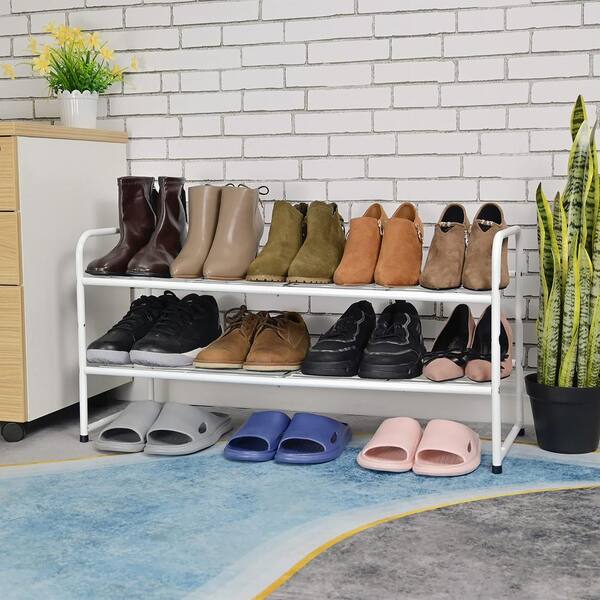 Ktaxon 6 Tiers 36-Pairs Portable Boot Rack Double Row Shoe Rack