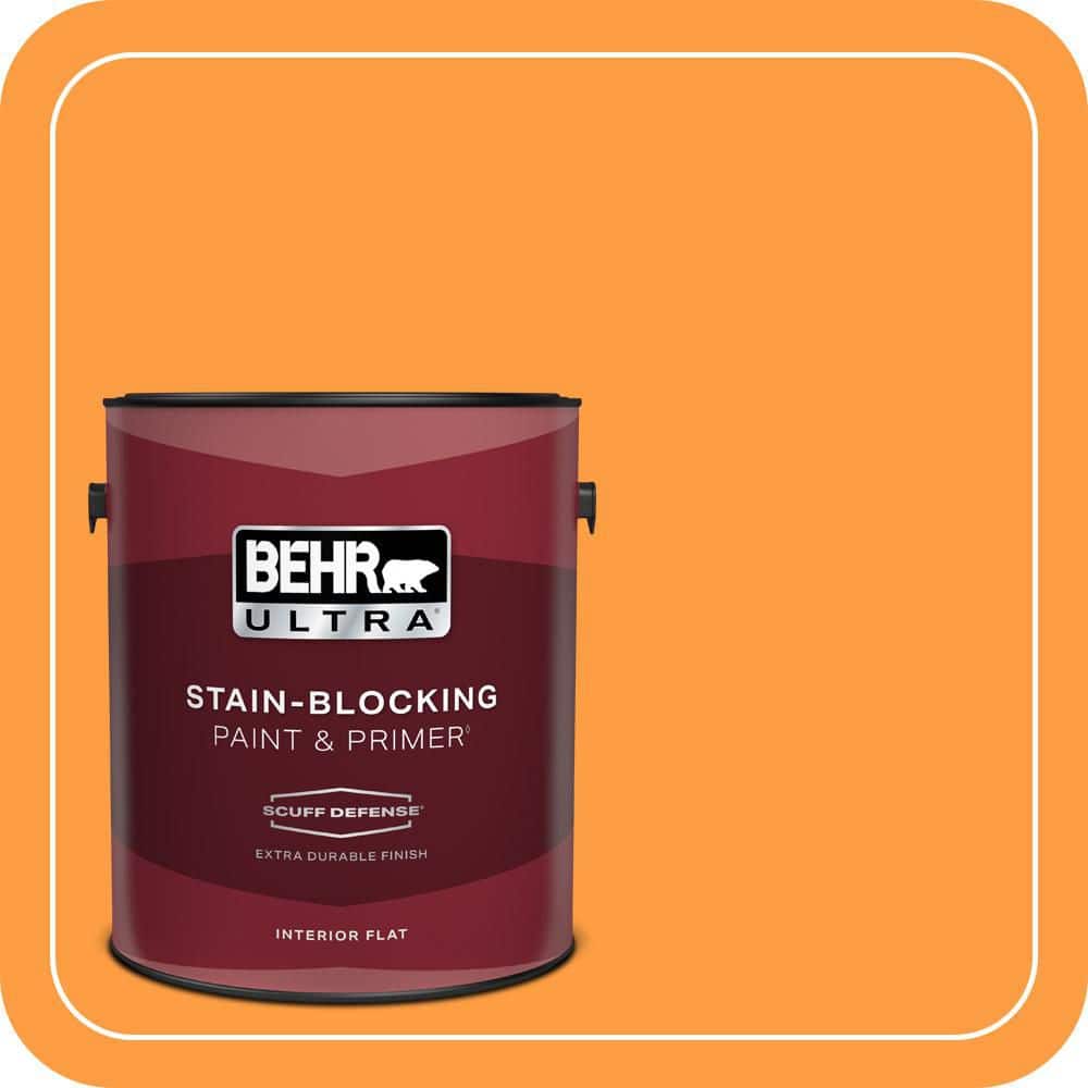 1 gal. #P240-6 Exotic Blossom Extra Durable Flat Interior Paint & Primer price history on PriceWatchPro