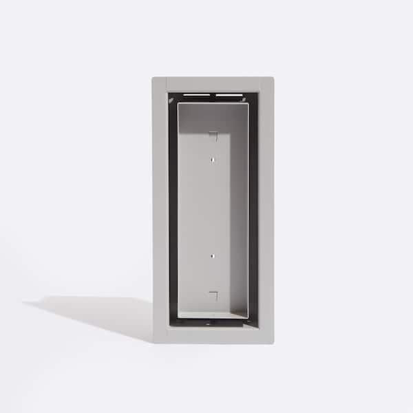 Framed OG Floor Vent Luxe 4 in. W. x 10 in. - Grey