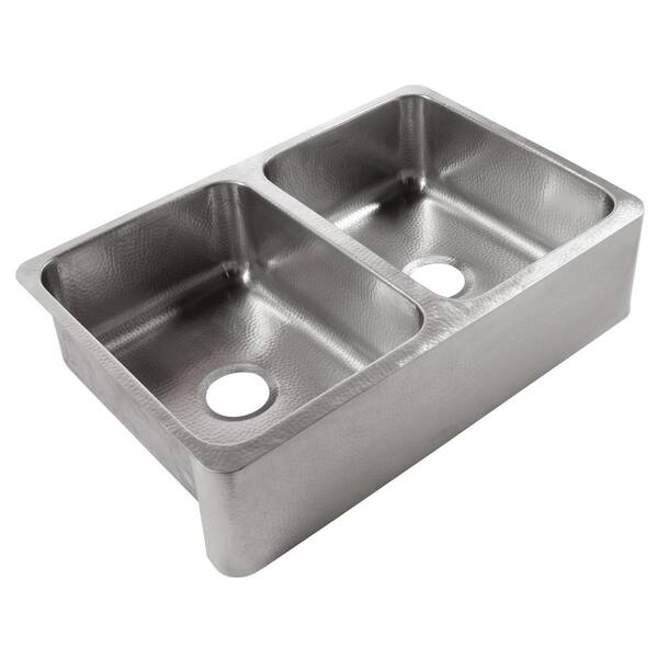 Wells Sinkware 32 18-Gauge Undermount Double Bowl Stainless Steel Kitchen  SinkLarge D-shaped Bowl on the Right  Stainless steel kitchen sink  undermount, Stainless undermount kitchen sinks, Stainless steel double bowl  kitchen sink