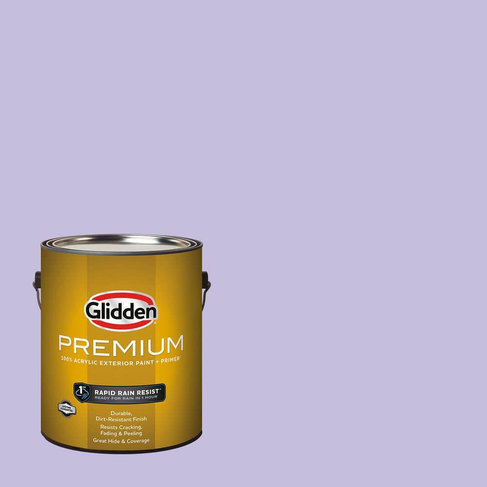 Glidden Premium 1 gal. PPG1247-4 Purple Dragon Satin Exterior