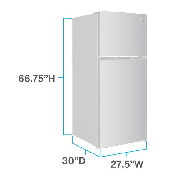 avanti side by side refrigerator freezer