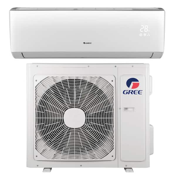 GREE LIVO 18,000 BTU 1.5 Ton Ductless Mini Split Air Handler with Heat Pump - 230V/60Hz